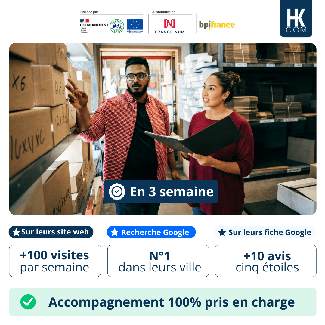 Accompagnement SEO et Google - 100% pris en charge